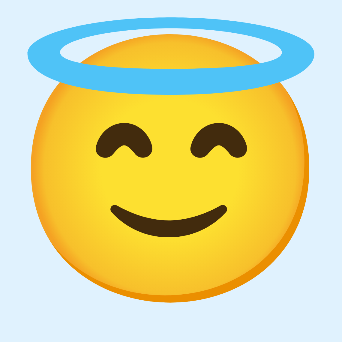 π Smiling face with halo