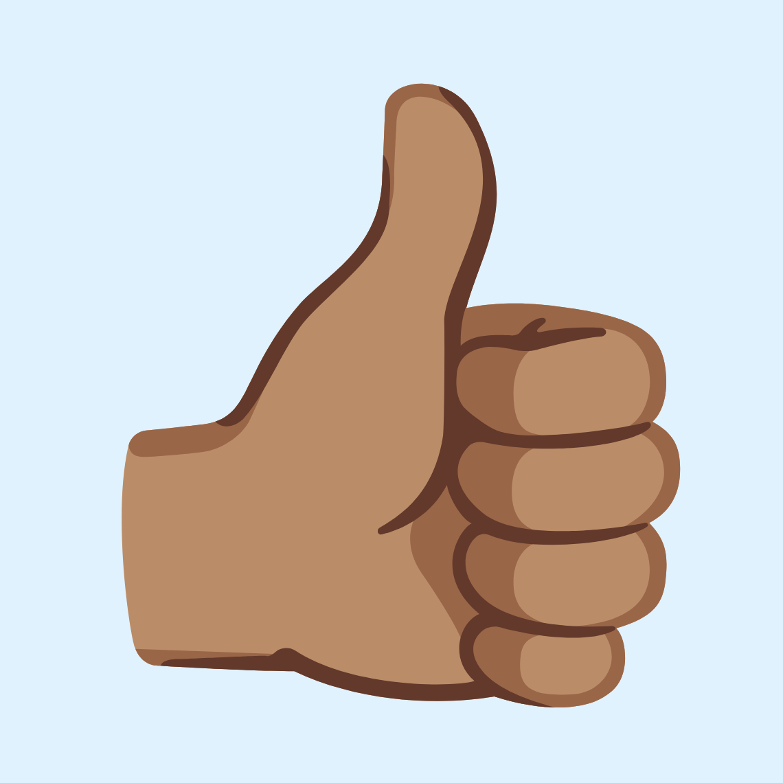 ππ½ Thumbs up: medium skin tone