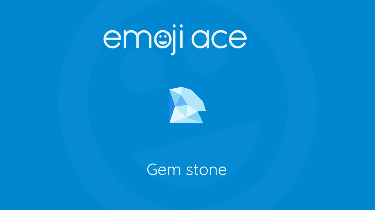  Gem Stone Emoji Ace