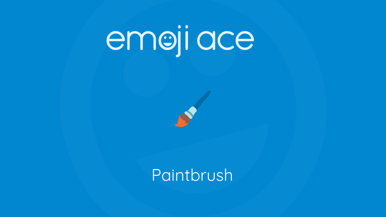 paintbrush emoji iphone