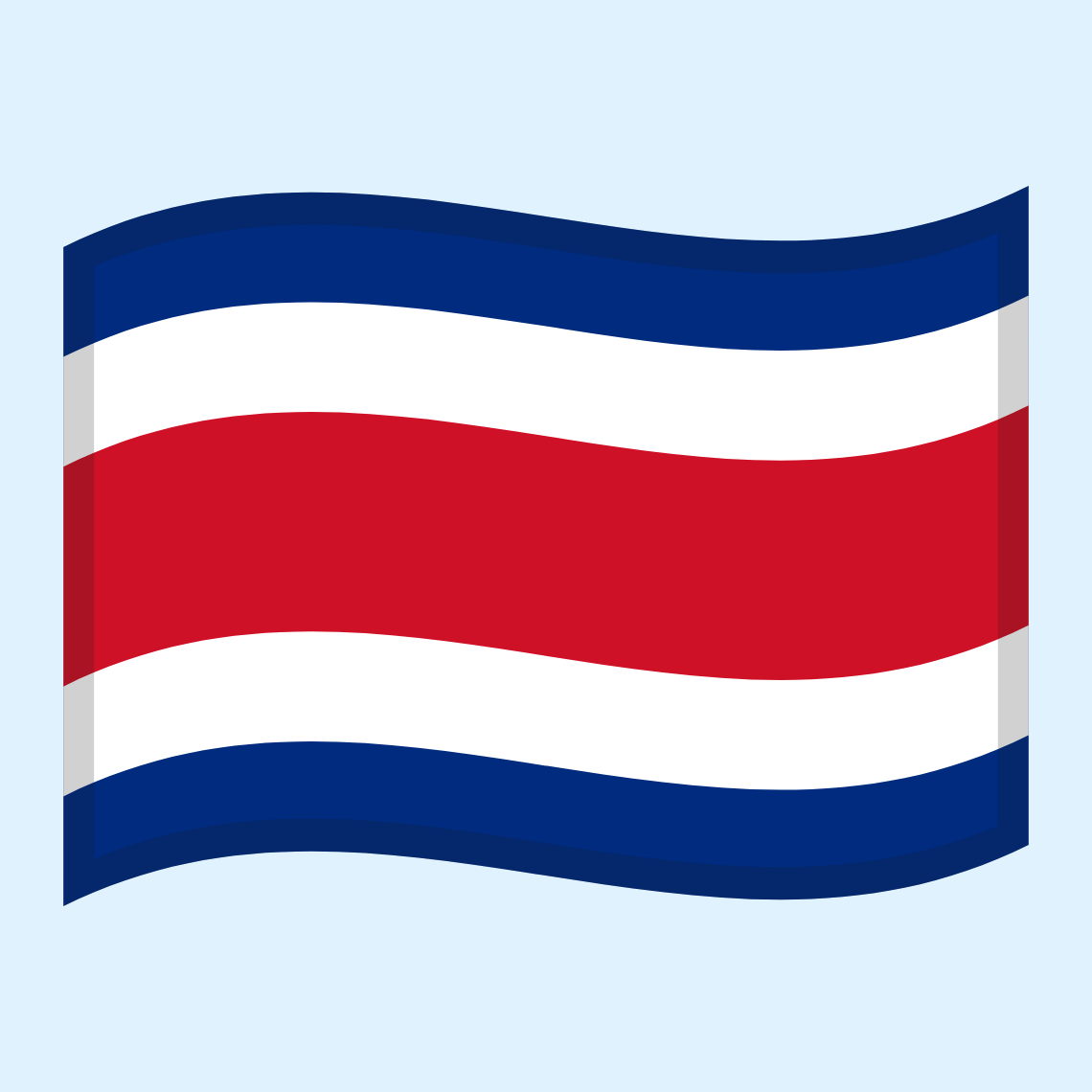 ๐จ๐ท Flag: Costa Rica