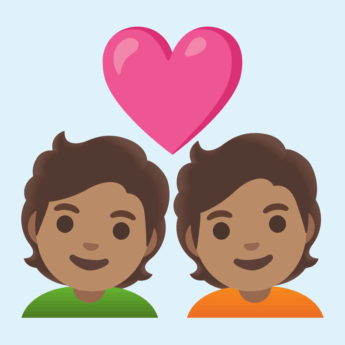 ππ½ Couple with heart: medium skin tone