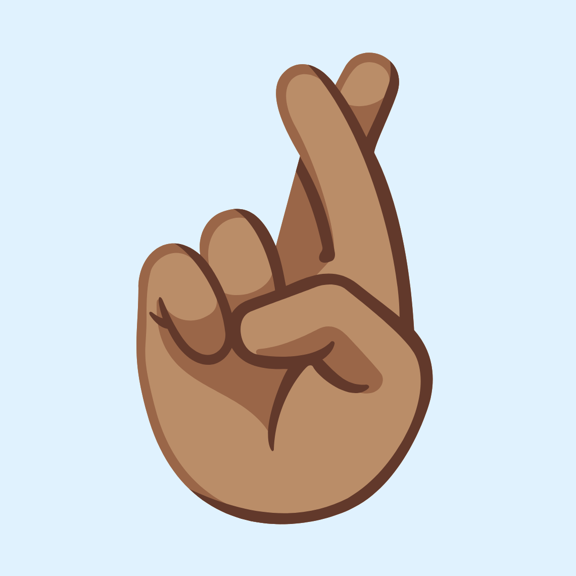 π€π½ Crossed fingers: medium skin tone