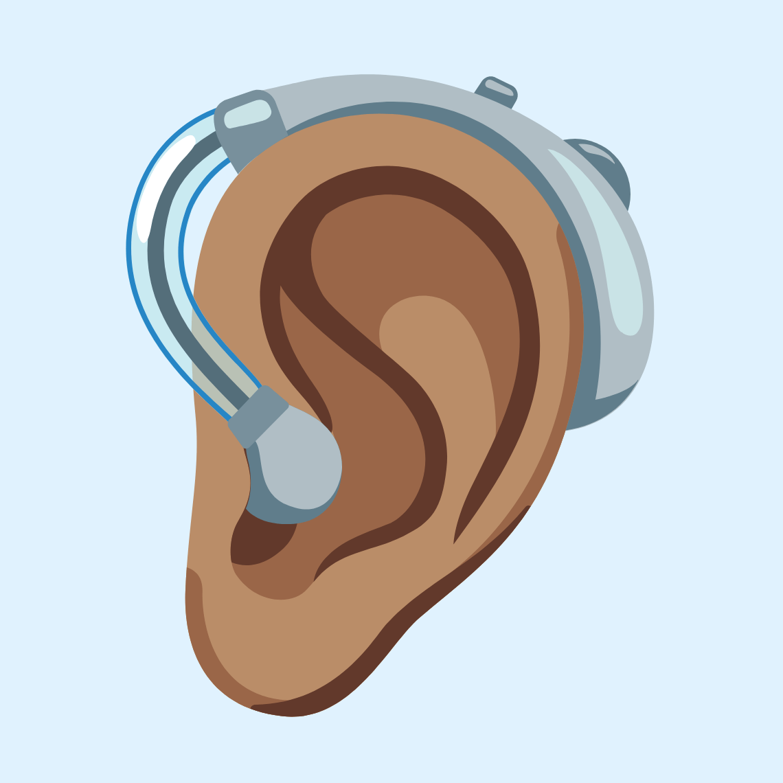 π¦»π½ Ear with hearing aid: medium skin tone