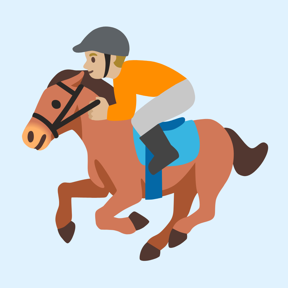 ππΌ Horse racing: medium-light skin tone
