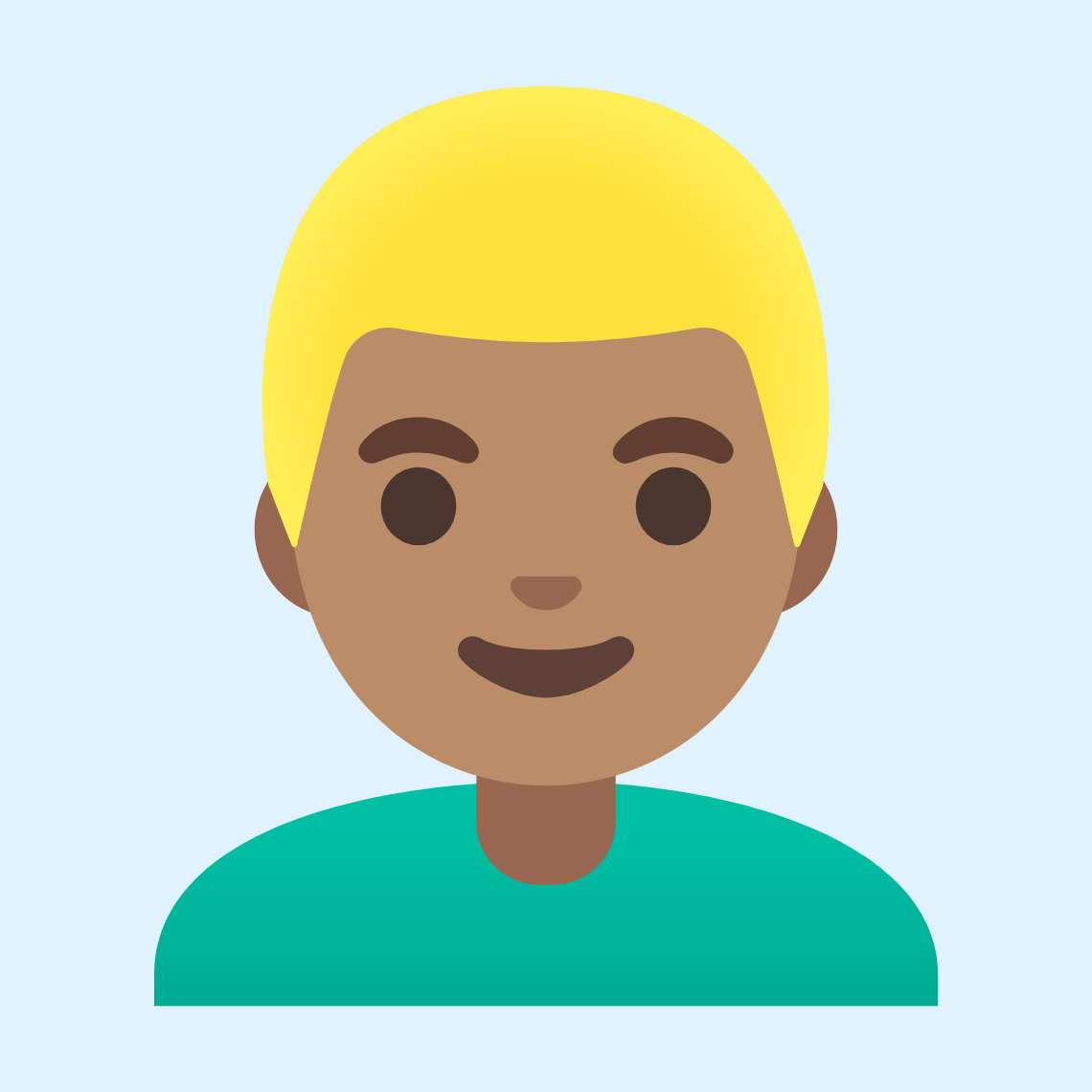 π±π½ββοΈ Man: medium skin tone, blond hair