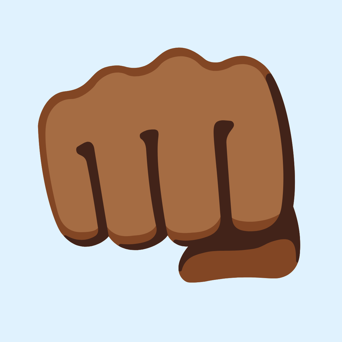 ππΎ Oncoming fist: medium-dark skin tone