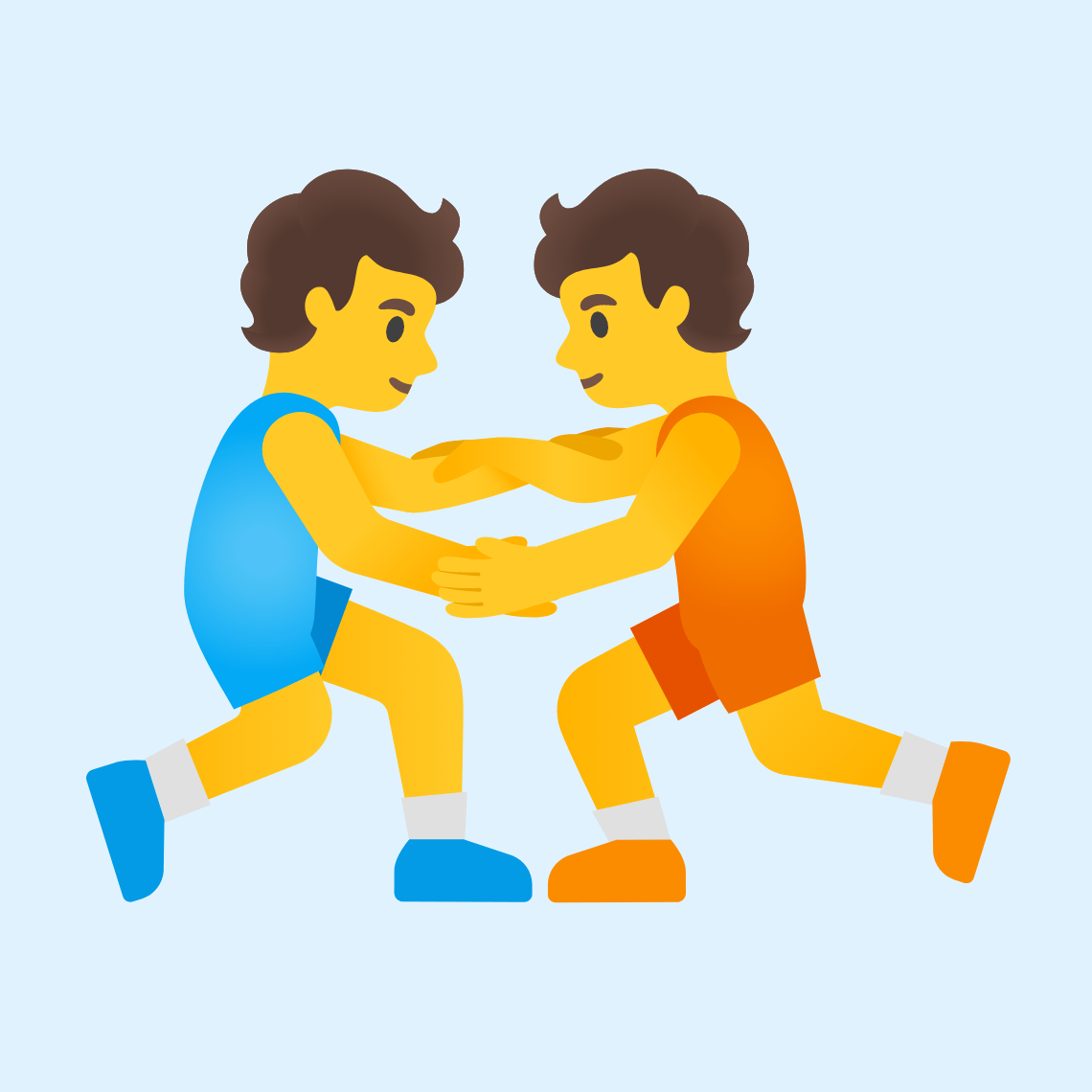 π€Ό People wrestling