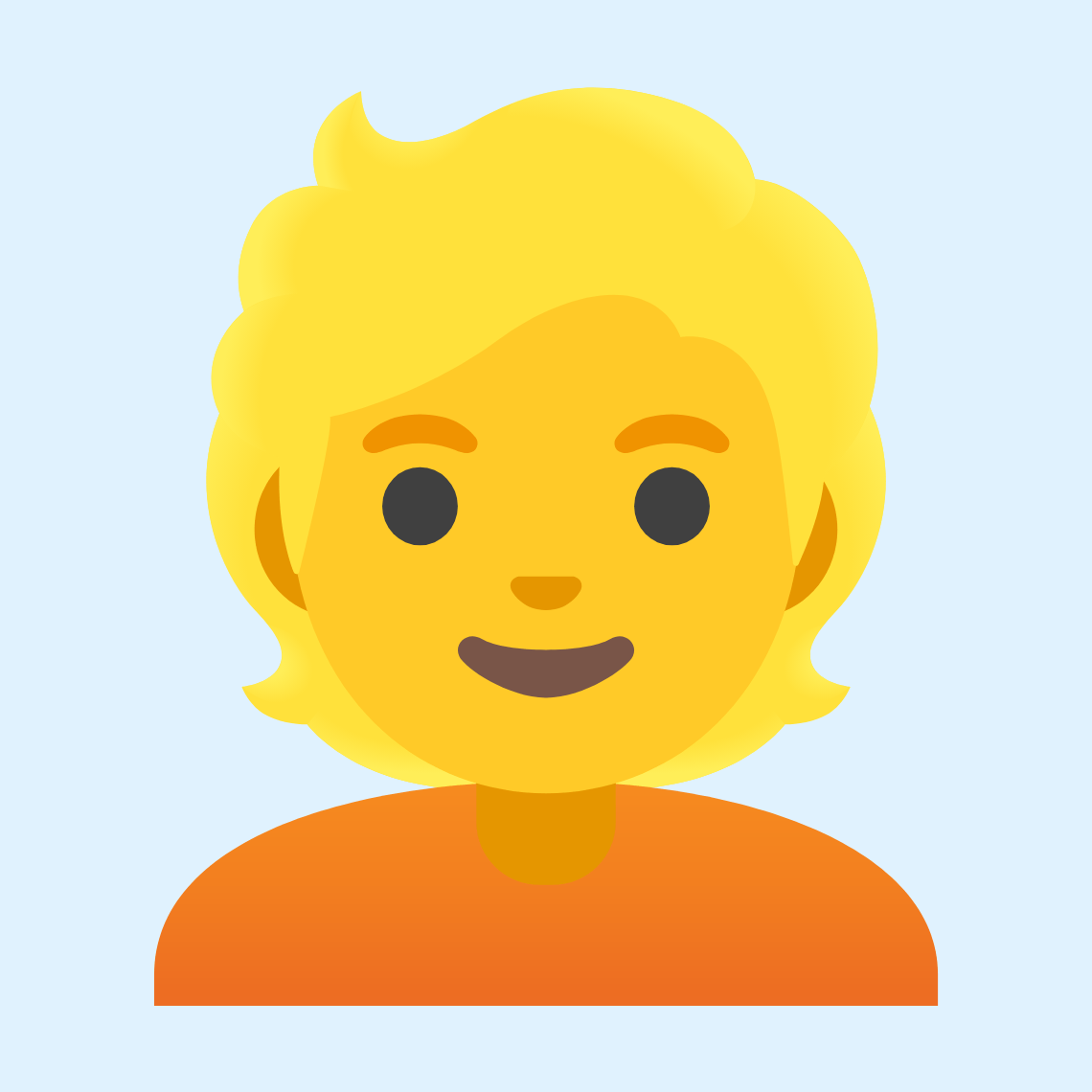 π± Person: blond hair