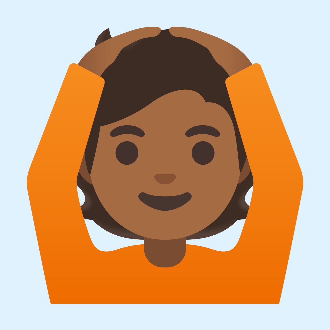 ππΎ Person gesturing OK: medium-dark skin tone