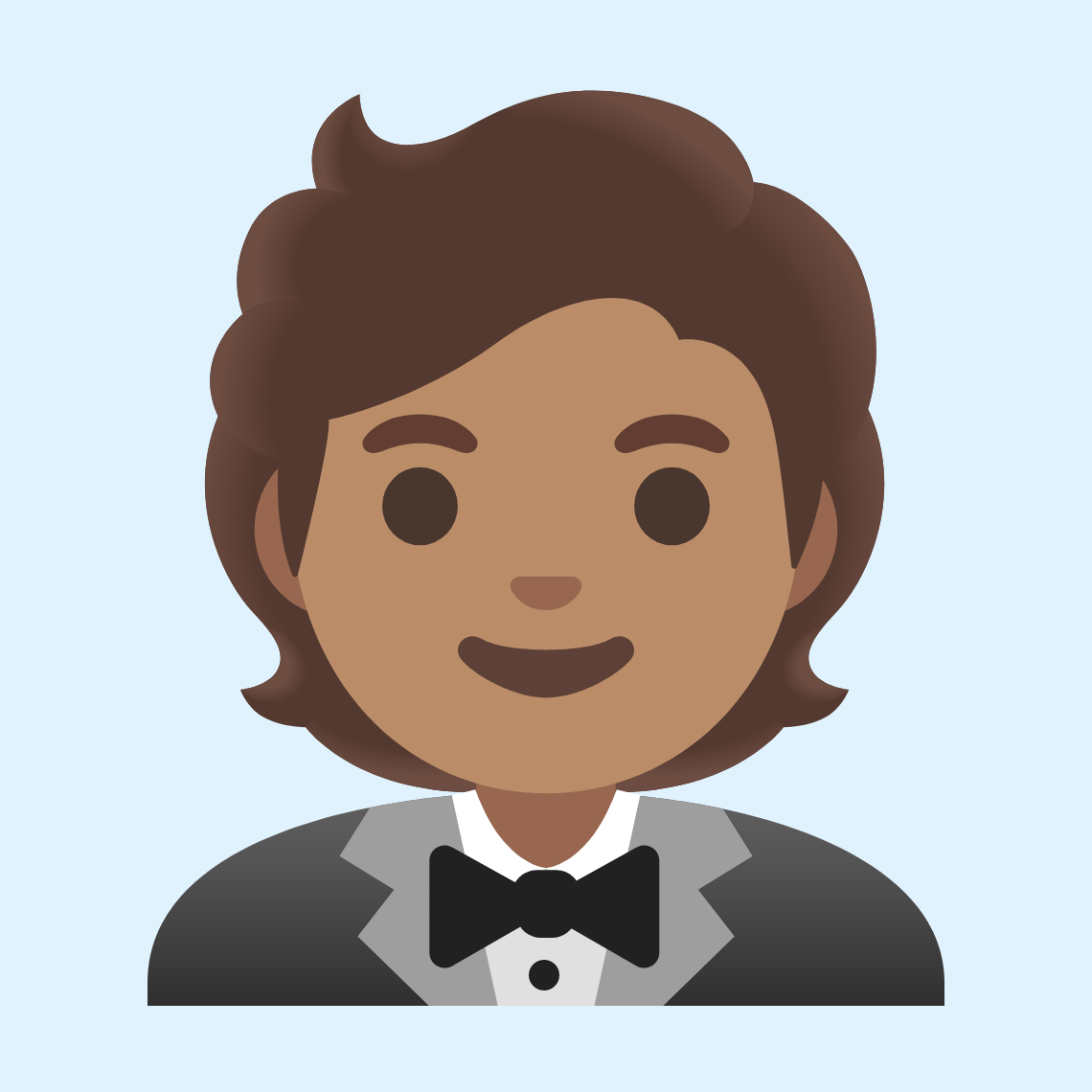 π€΅π½ Person in tuxedo: medium skin tone