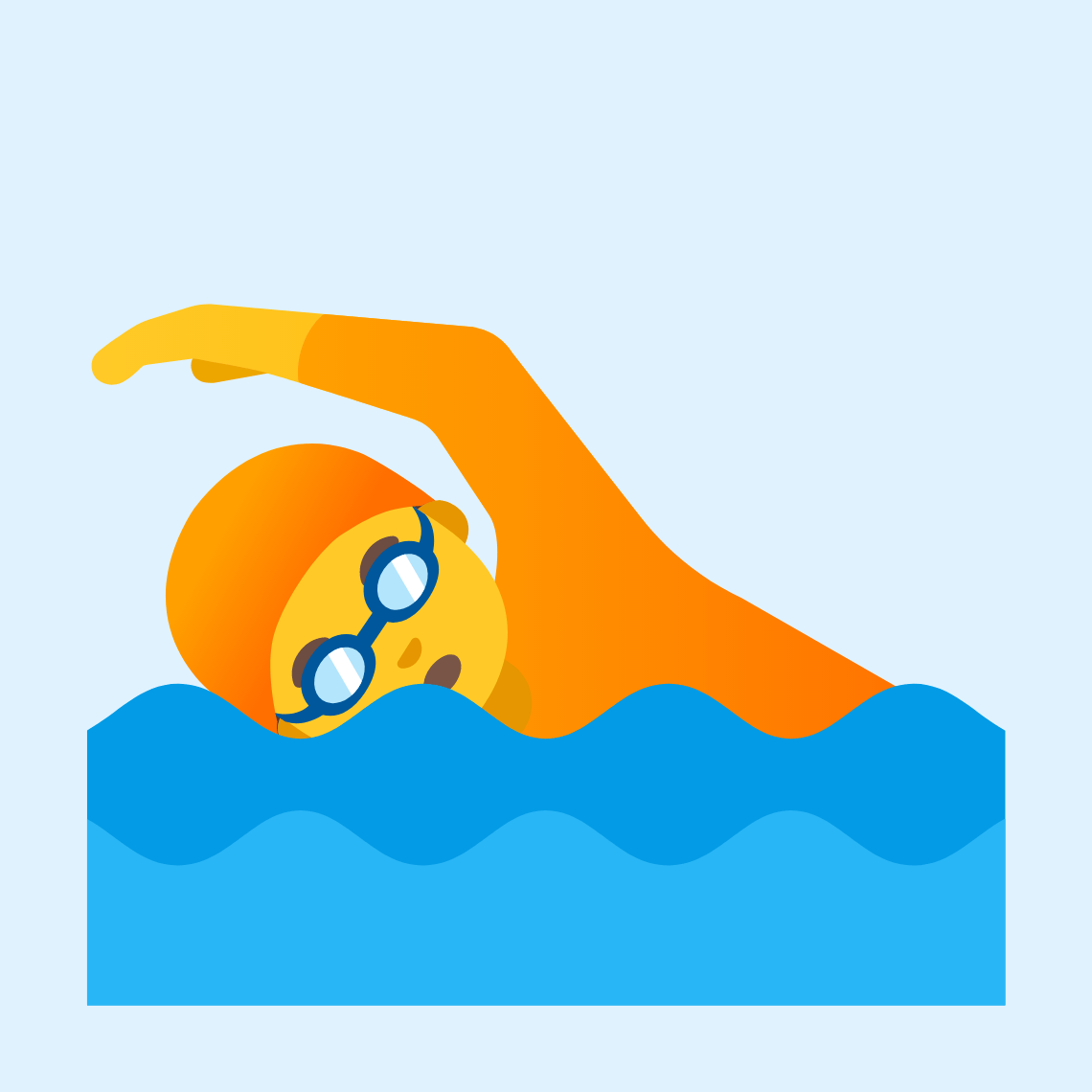 π Person swimming
