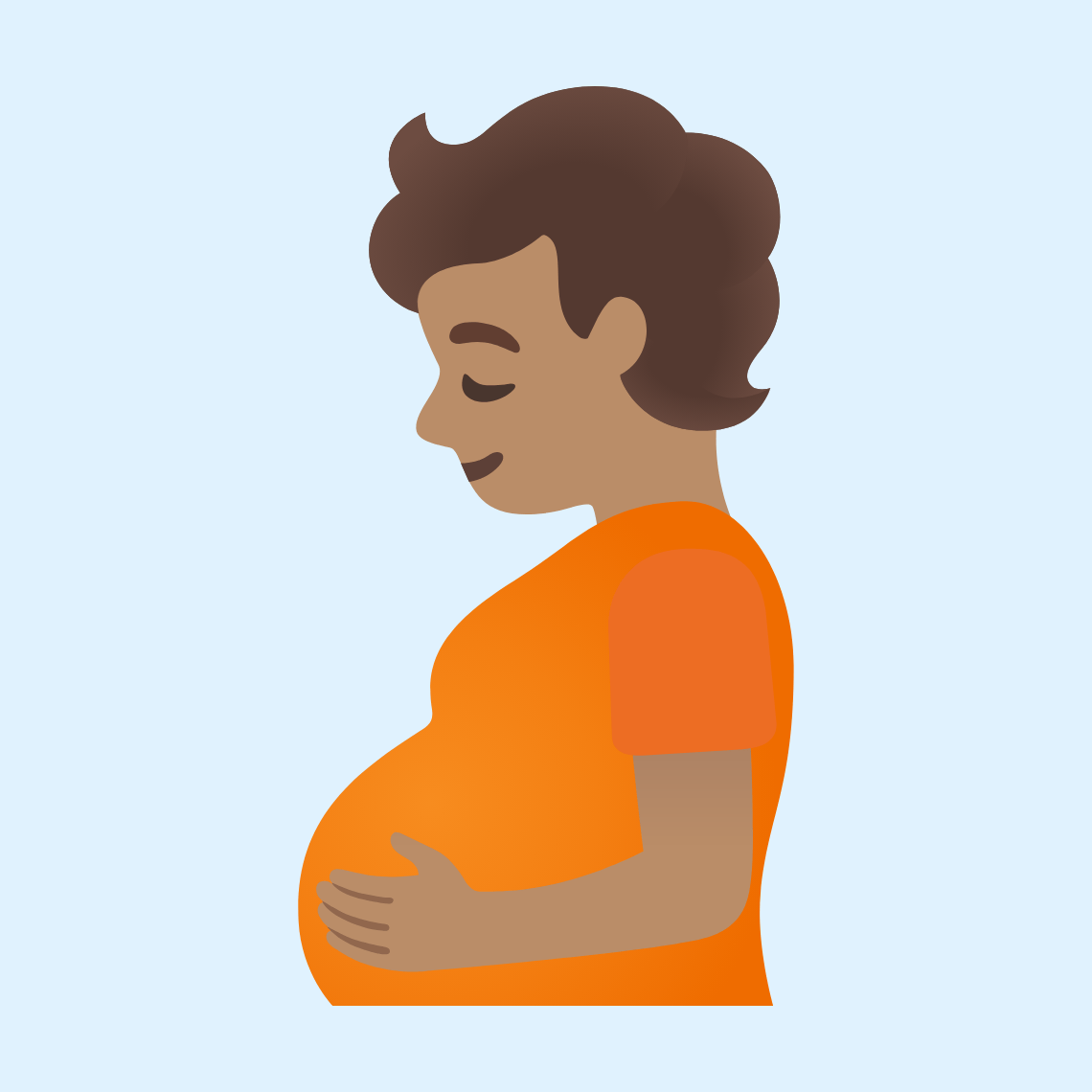 π«π½ Pregnant person: medium skin tone