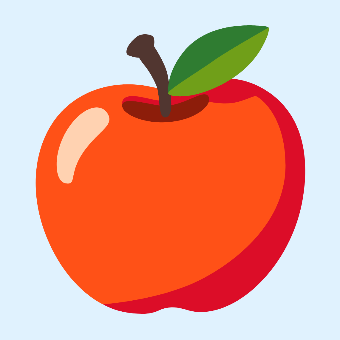 π Red apple