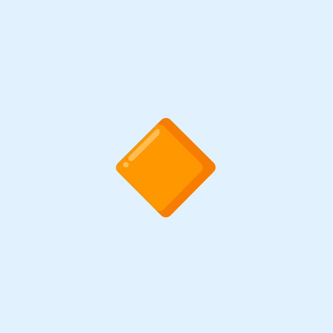 πΈ Small orange diamond