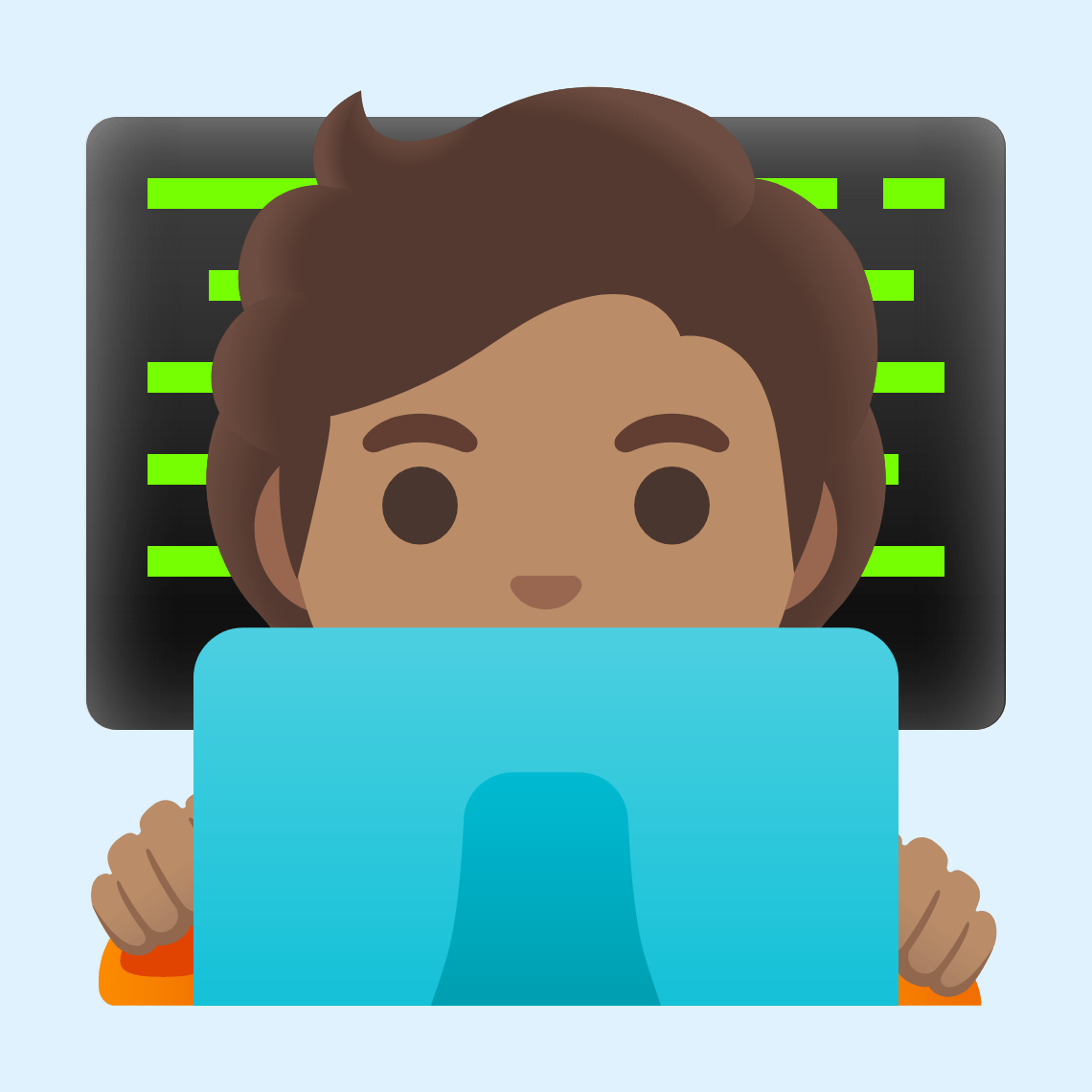 π§π½βπ» Technologist: medium skin tone