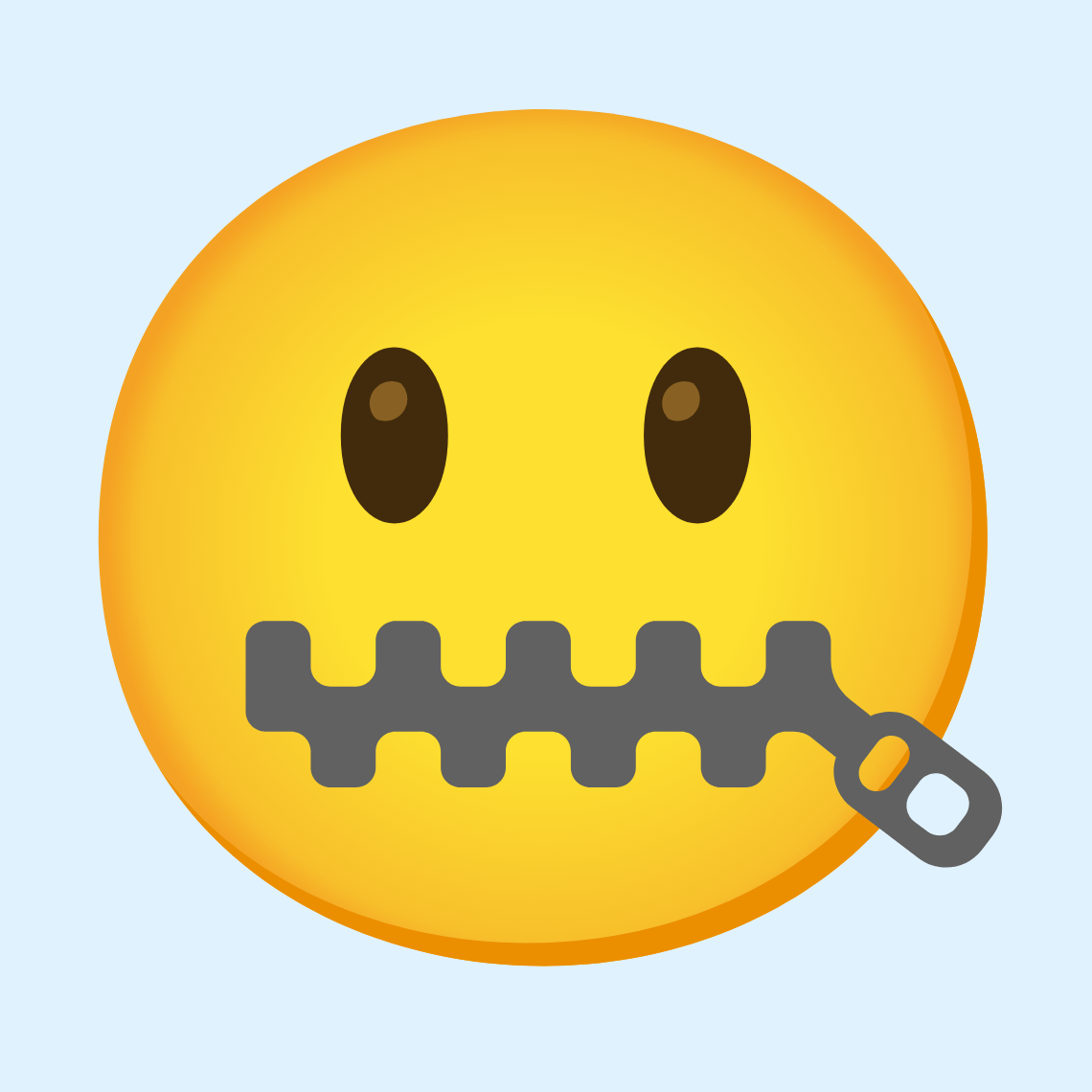 π€ Zipper-mouth face