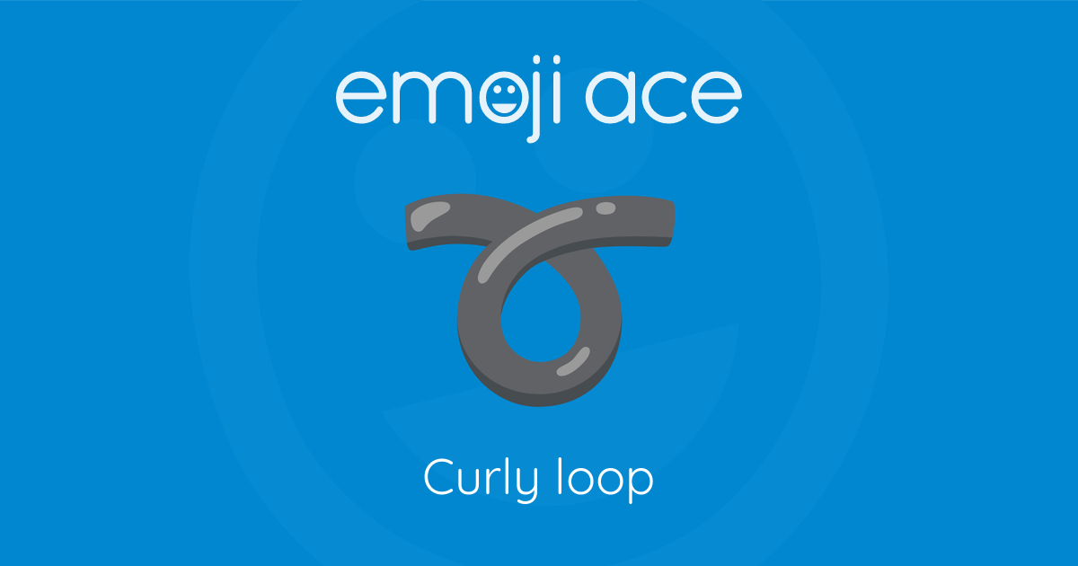 Curly Loop Emoji Ace