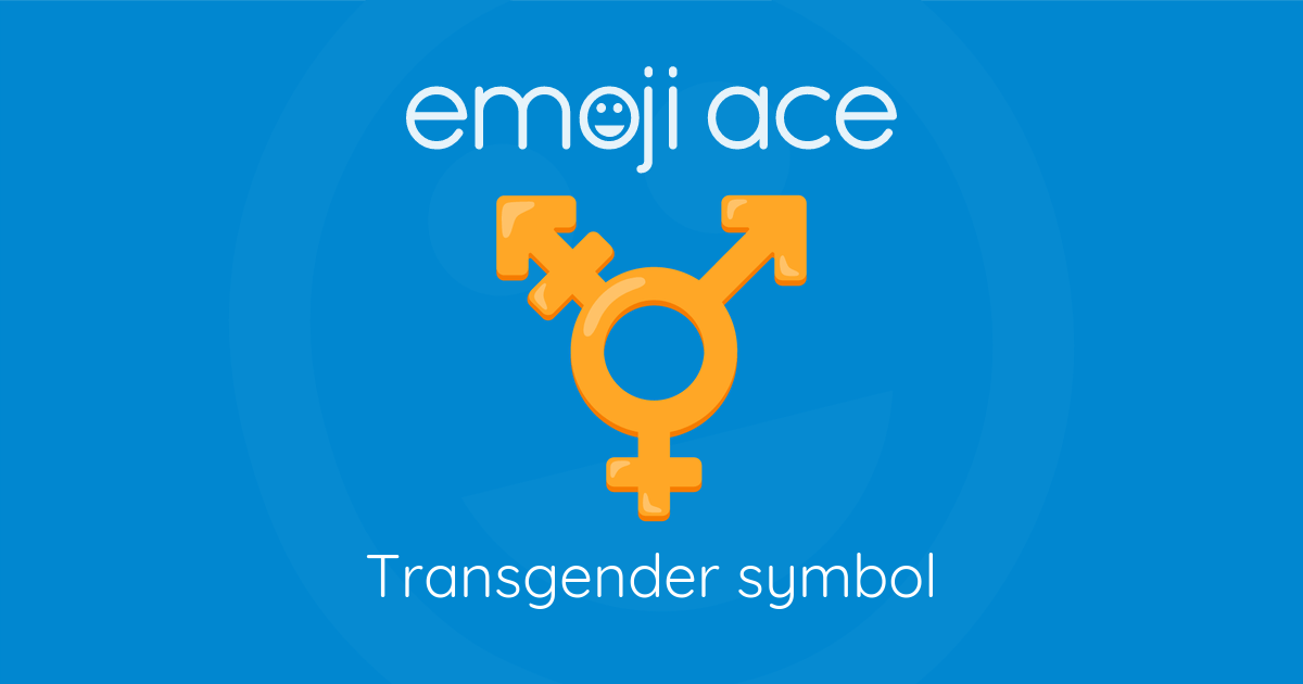 ⚧️ Transgender Symbol Emoji Ace