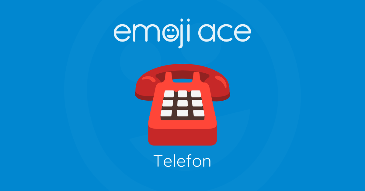 ☎️ Telefon | Emoji Ace